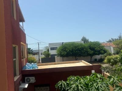 L'immeuble vu du jardin arrière