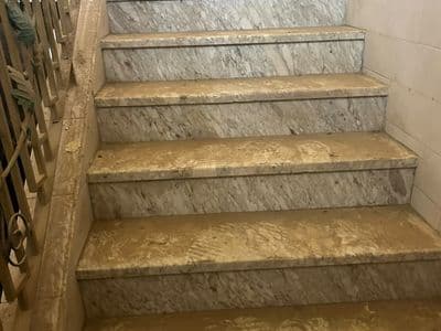 L'escalier en marbre