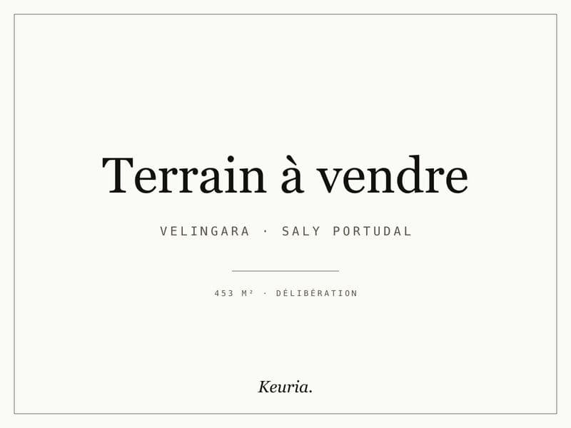 Terrain 453 m² Saly Velingara — face Lycée Diambars