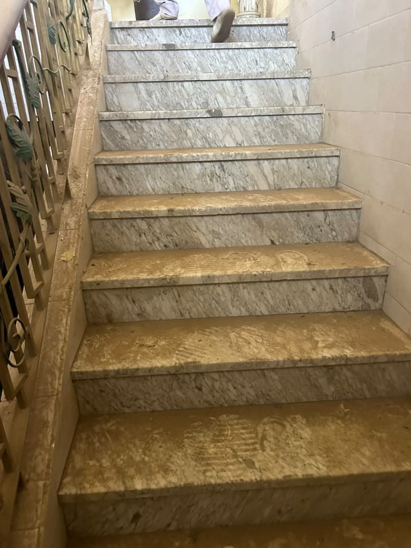 L'escalier en marbre