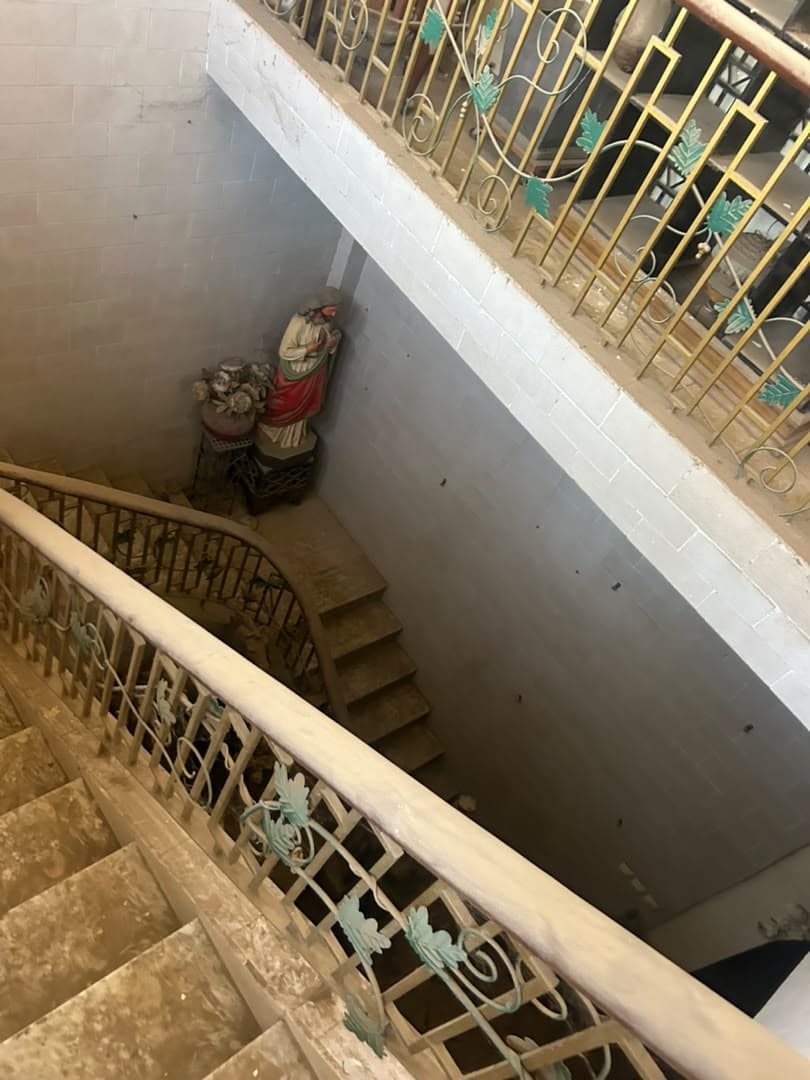 La cage d'escalier